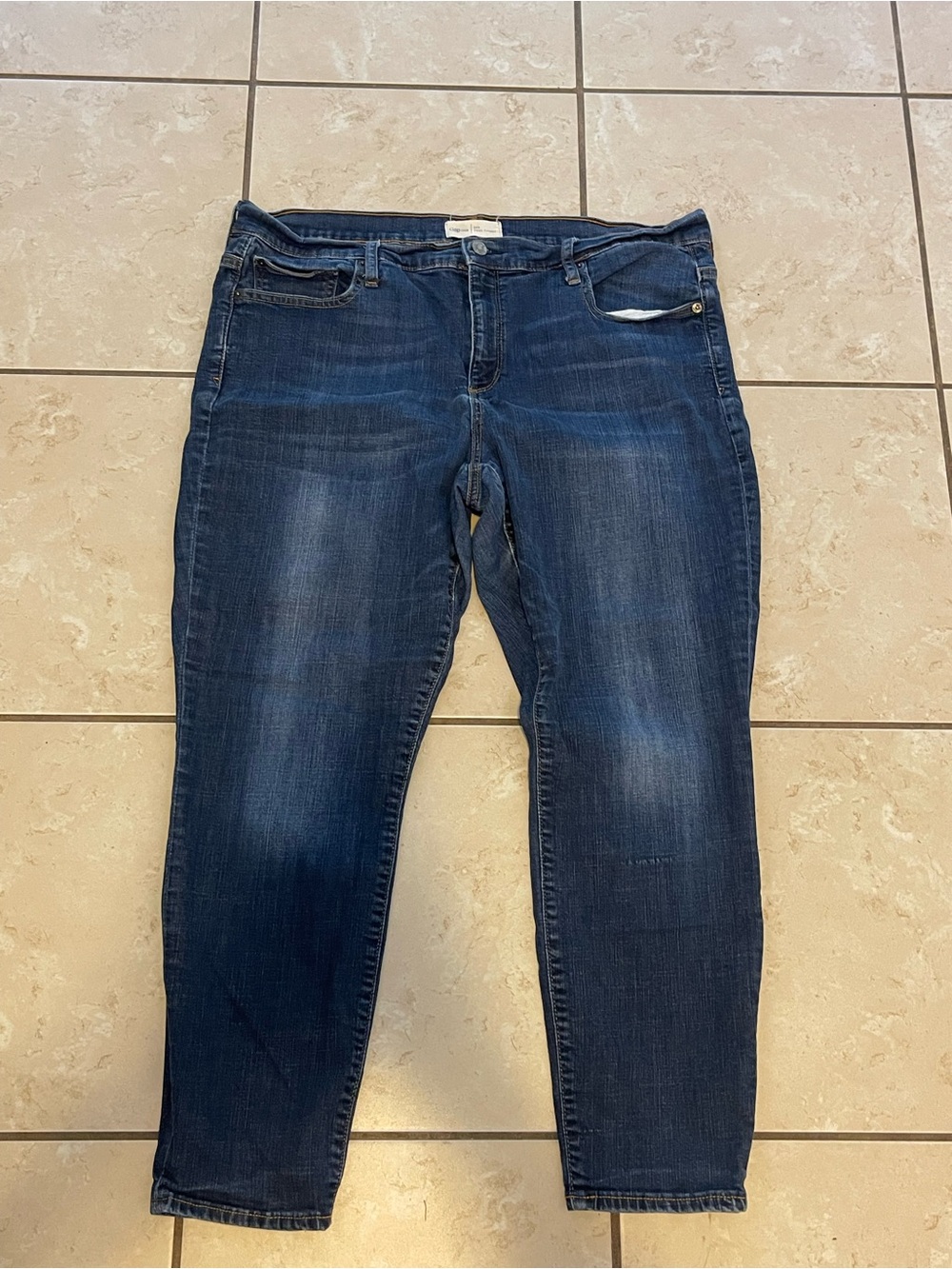 GAP Women's Dark Blue Boyfriend Jeans Size 18